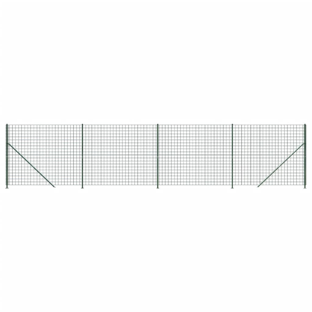 Draadgaashek Met Flens ,4X0 M 1.4 x 10 m Groen