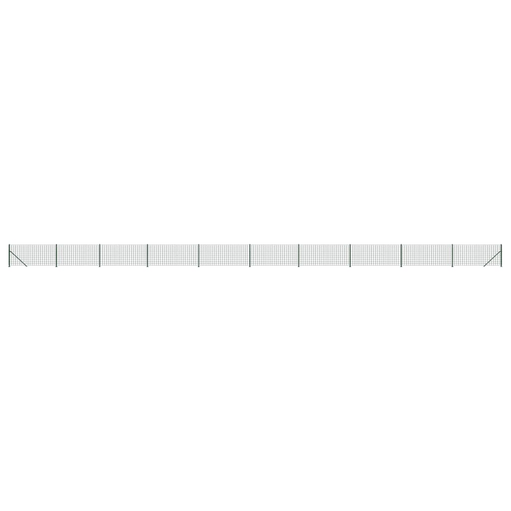 Draadgaashek Met Flens 1 x 25 m Groen