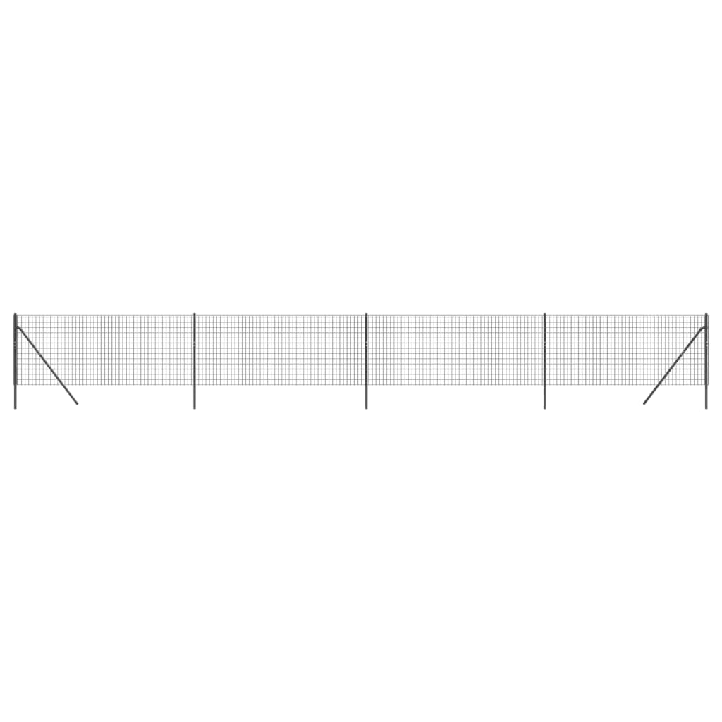 Draadgaashek 0,8X0 M Gegalvaniseerd Staal Kleurig 0.8 x 10 m Antraciet