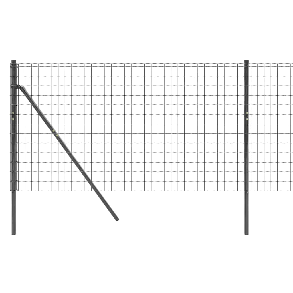 Draadgaashek Gegalvaniseerd Staal Kleurig 1 x 10 m Antraciet