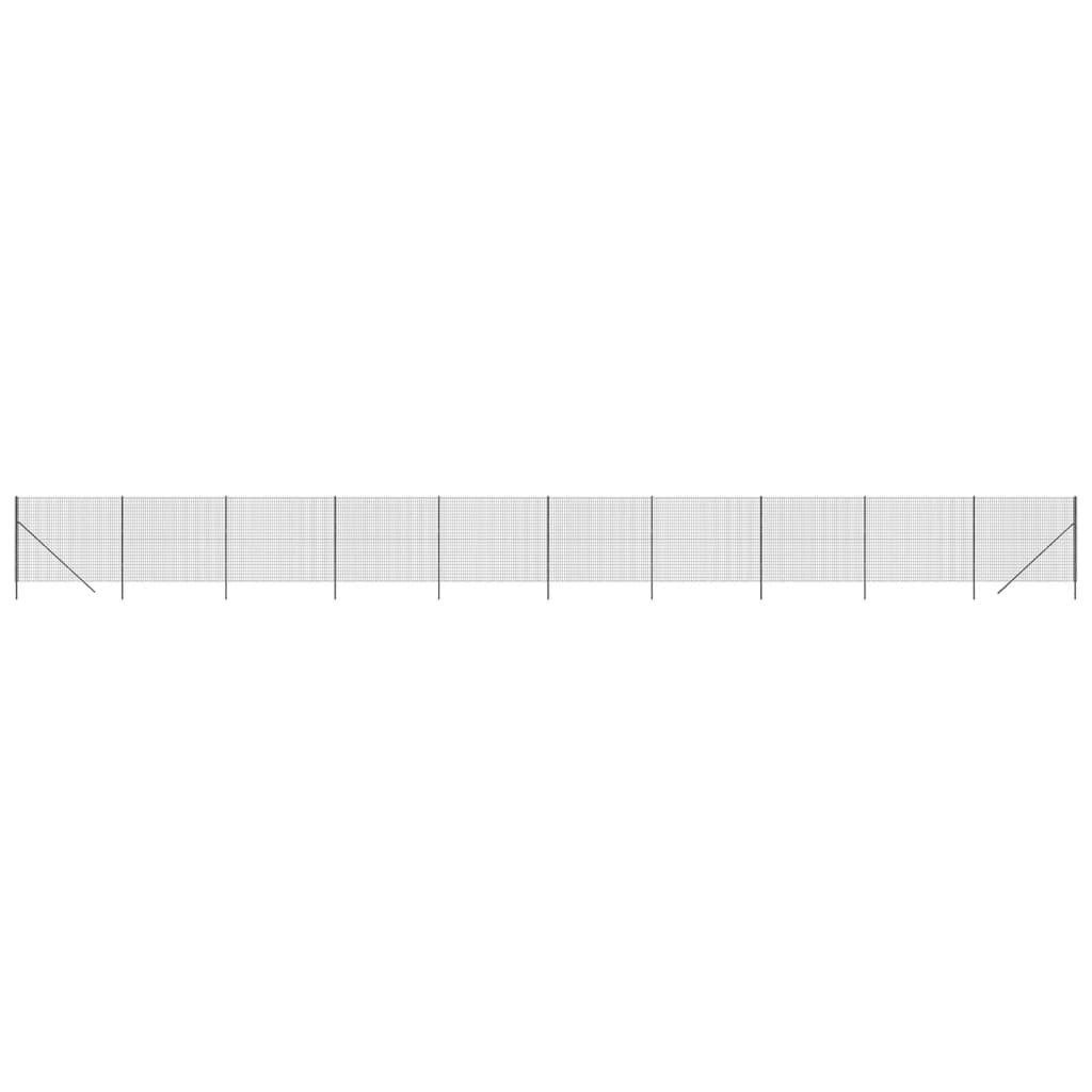 Draadgaashek ,6X25 M Gegalvaniseerd Staal Kleur 1.6 x 25 m Antraciet