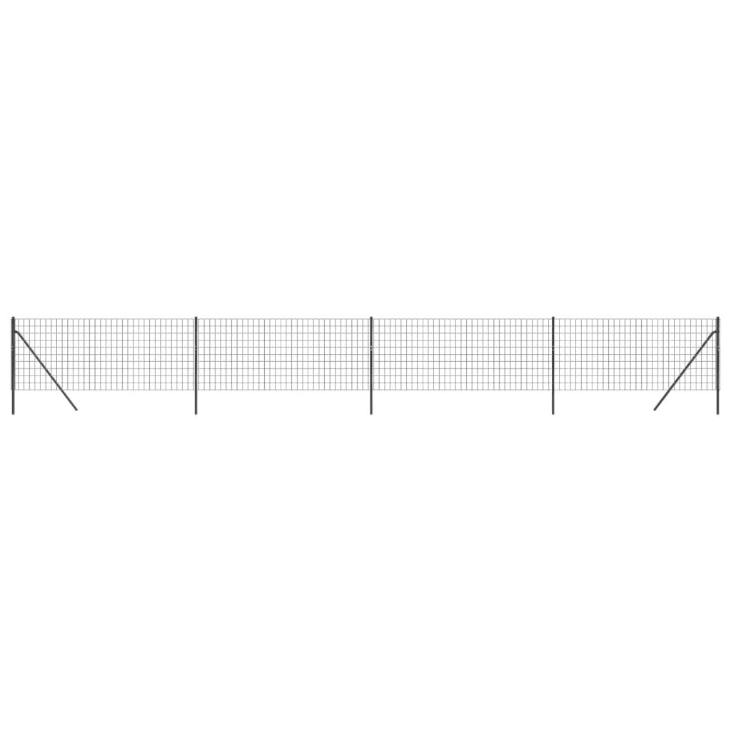 Draadgaashek 0,8X0 M Gegalvaniseerd Staal Kleurig 0.8 x 10 m Antraciet