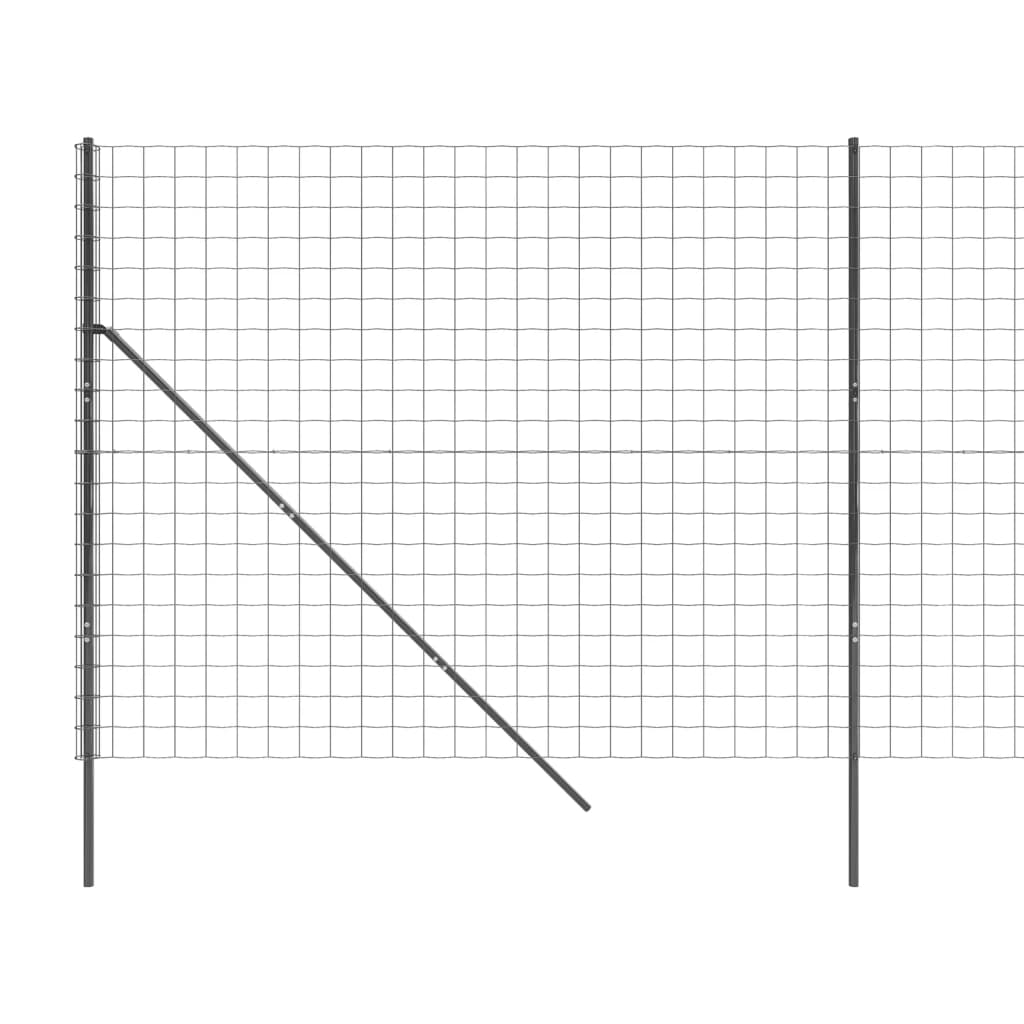 Draadgaashek ,4X0 M Gegalvaniseerd Staal Kleurig 1.4 x 10 m Antraciet