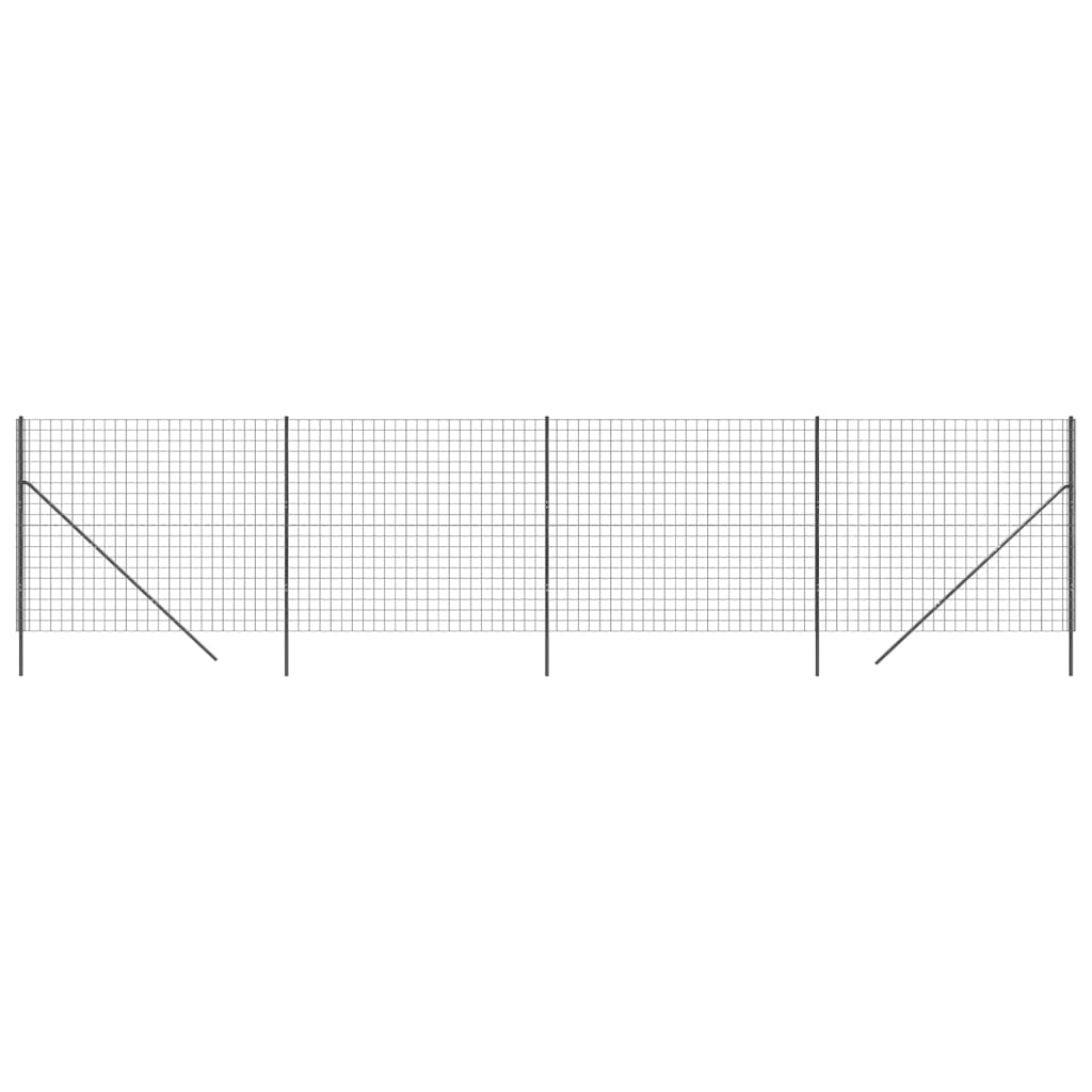 Draadgaashek 2,2X0 M Gegalvaniseerd Staal Kleurig 2.2 x 10 m Antraciet