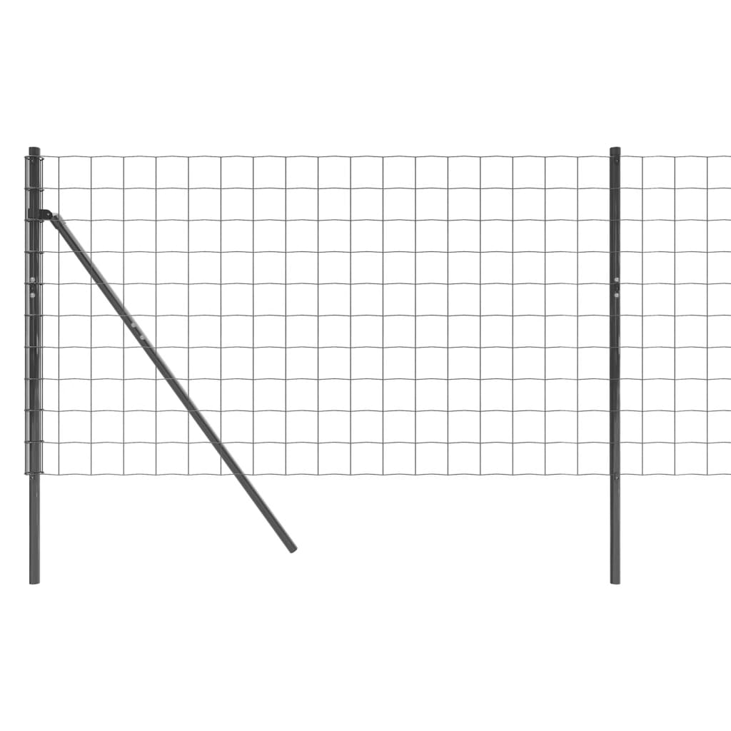 Draadgaashek 0,8X25 M Gegalvaniseerd Staal Kleur 0.8 x 25 m Antraciet