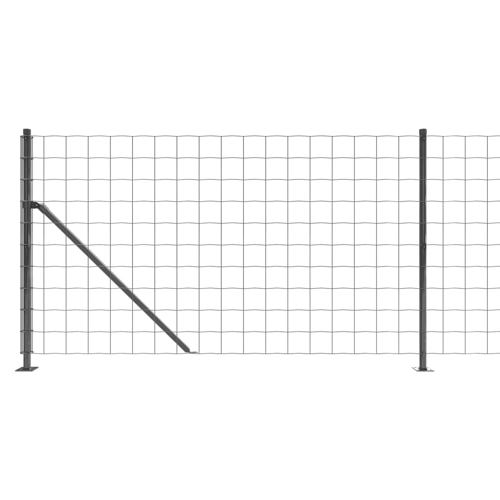 Draadgaashek Met Flens 0,8X25 M Kleurig 0.8 x 25 m Antraciet