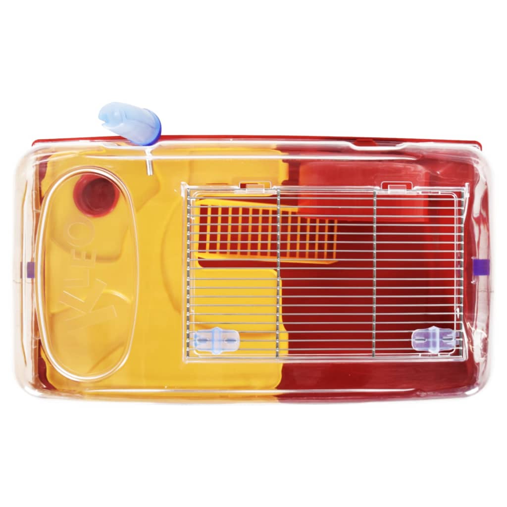 Hamsterkooi 57X33X26 Cm Polypropeen Rood