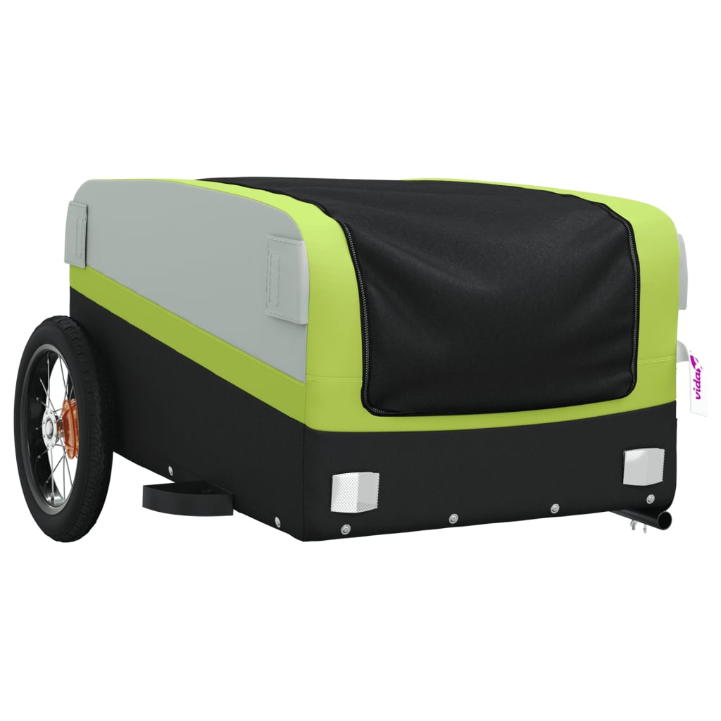 Fietskar 30 Kg Ijzer Zwart En Groen 122 x 52.5 x 42.5 cm