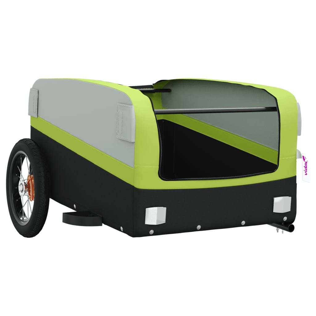 Fietskar 30 Kg Ijzer Zwart En Groen 122 x 52.5 x 42.5 cm