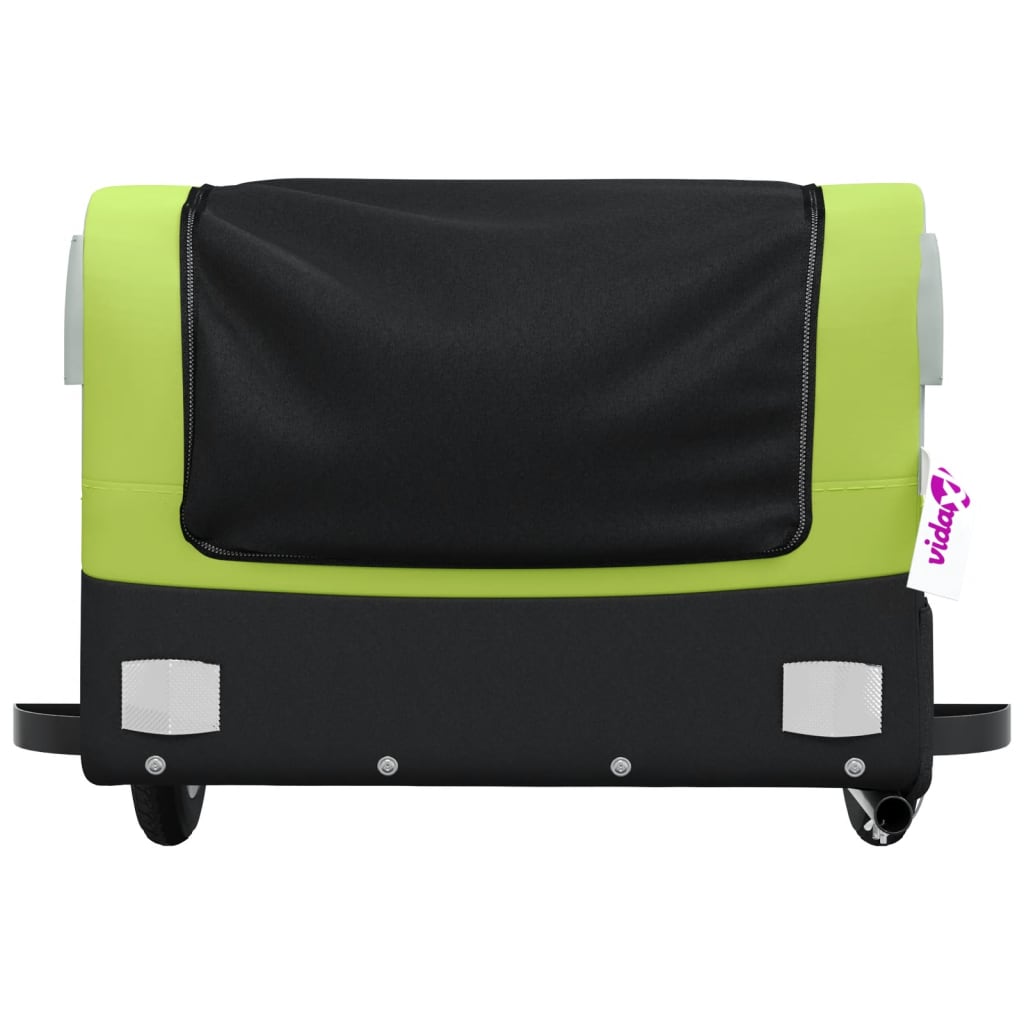 Fietskar 30 Kg Ijzer Zwart En Groen 122 x 52.5 x 42.5 cm