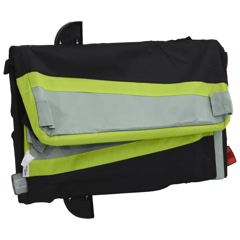 Fietskar 30 Kg Ijzer Zwart En Groen 122 x 52.5 x 42.5 cm