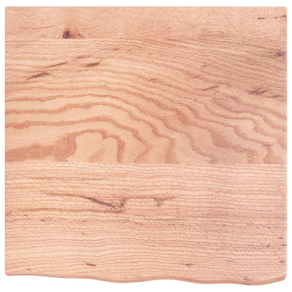 Wastafelblad 60X60X(2-4) Cm Behandeld Massief Hout Lichtbruin 60 x 60 x 4 cm