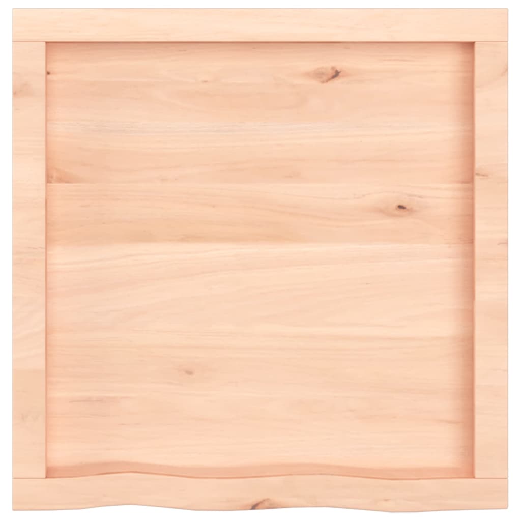 Tafelblad 60X60X(2-4) Cm Onbehandeld Massief Eikenhout Naturel 60 x 60 x 4 cm