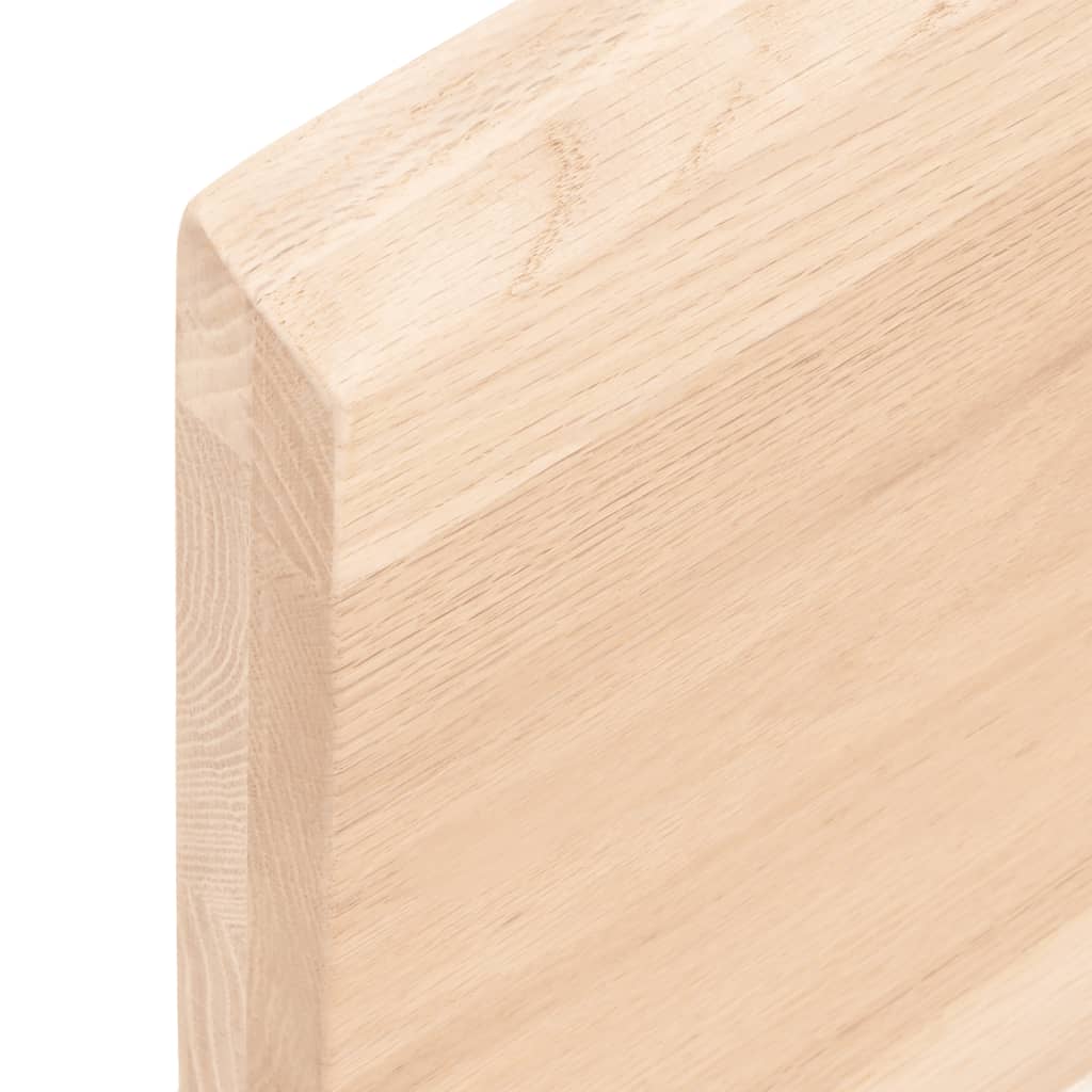 Tafelblad 60X60X(2-4) Cm Onbehandeld Massief Eikenhout Naturel 60 x 60 x 4 cm