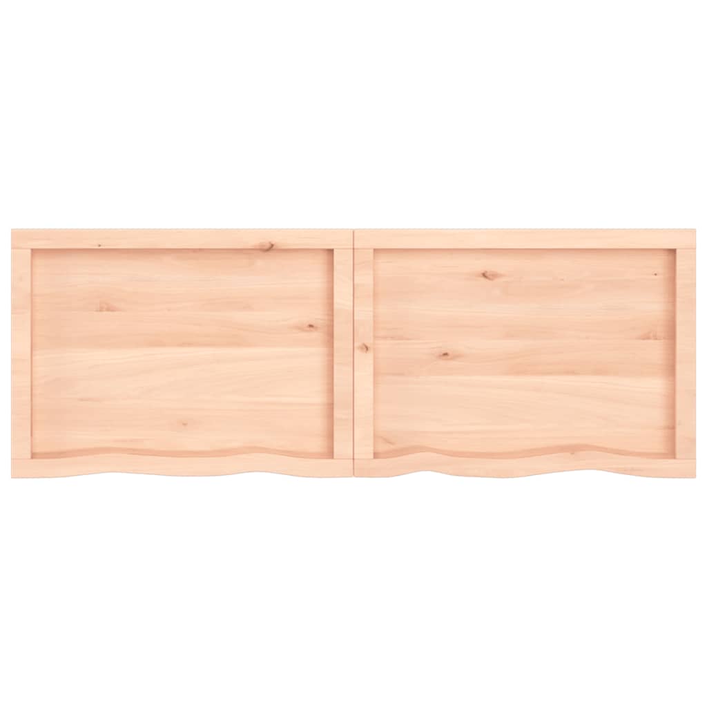 Tafelblad 60X50X(2-6) Cm Onbehandeld Massief Eikenhout Naturel 160 x 50 x 6 cm