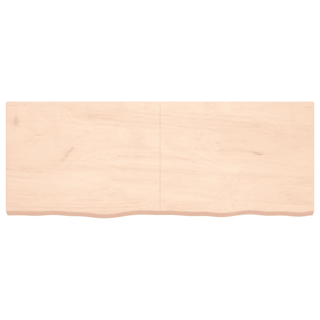 Tafelblad 60X60X(2-6) Cm Onbehandeld Massief Eikenhout Naturel 160 x 60 x 6 cm