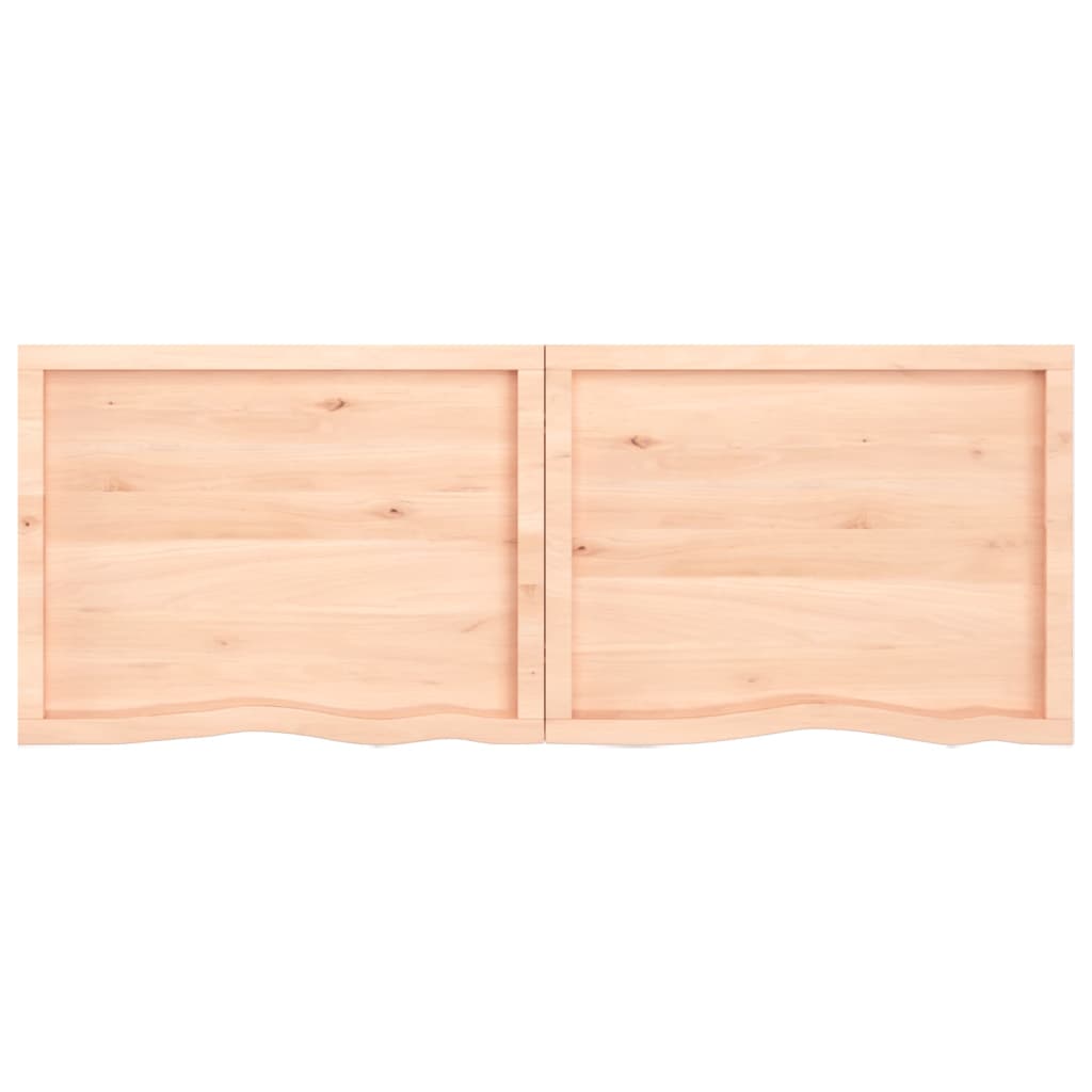 Tafelblad 60X60X(2-6) Cm Onbehandeld Massief Eikenhout Naturel 160 x 60 x 6 cm