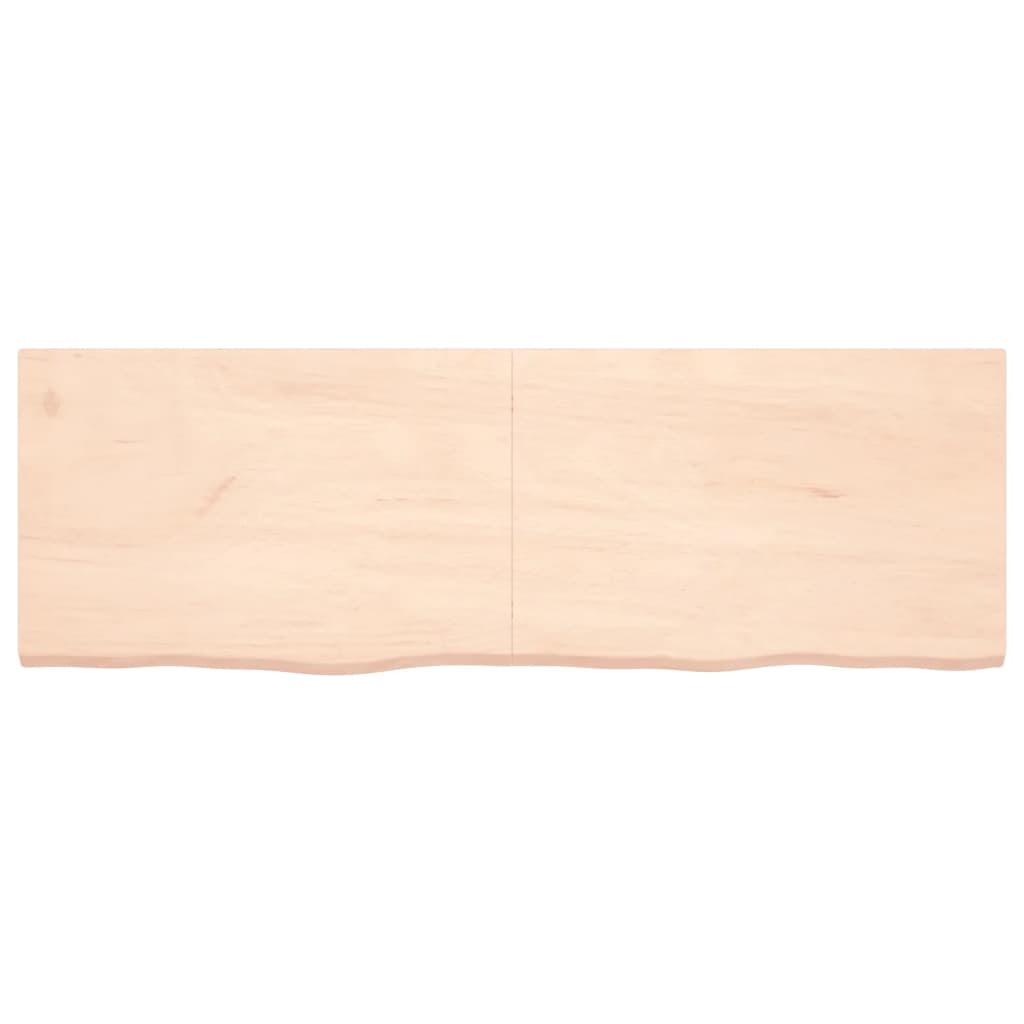 Tafelblad 80X60X(2-4) Cm Onbehandeld Massief Eikenhout Naturel 180 x 60 x 4 cm