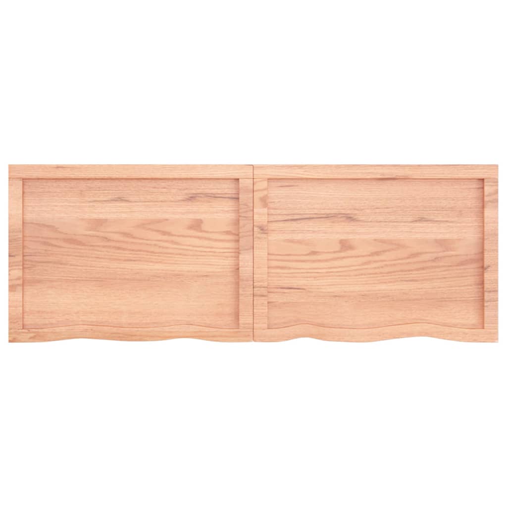 Tafelblad 40X50X(2-4)Cm Behandeld Massief Eikenhout Lichtbruin 140 x 50 x 4 cm