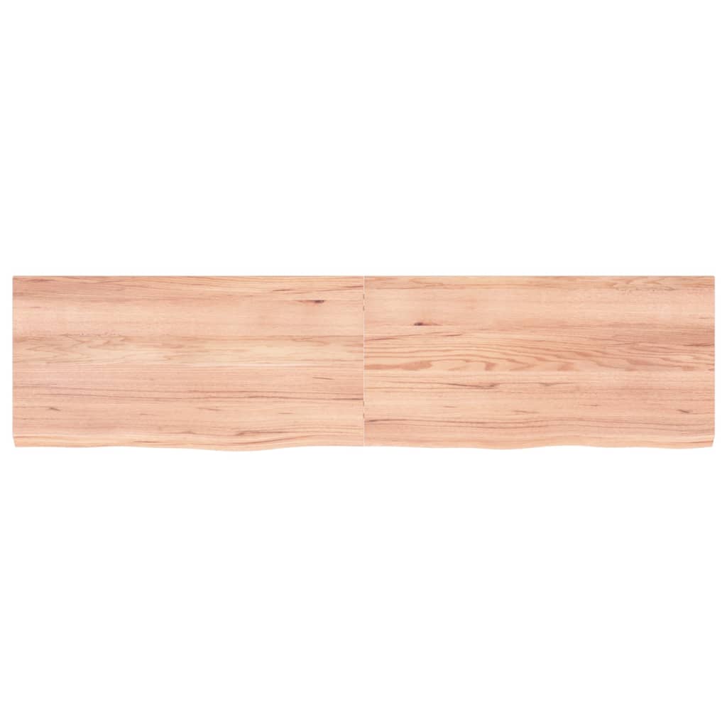 Tafelblad 60X40X(2-4)Cm Behandeld Massief Eikenhout Lichtbruin 160 x 40 x 4 cm