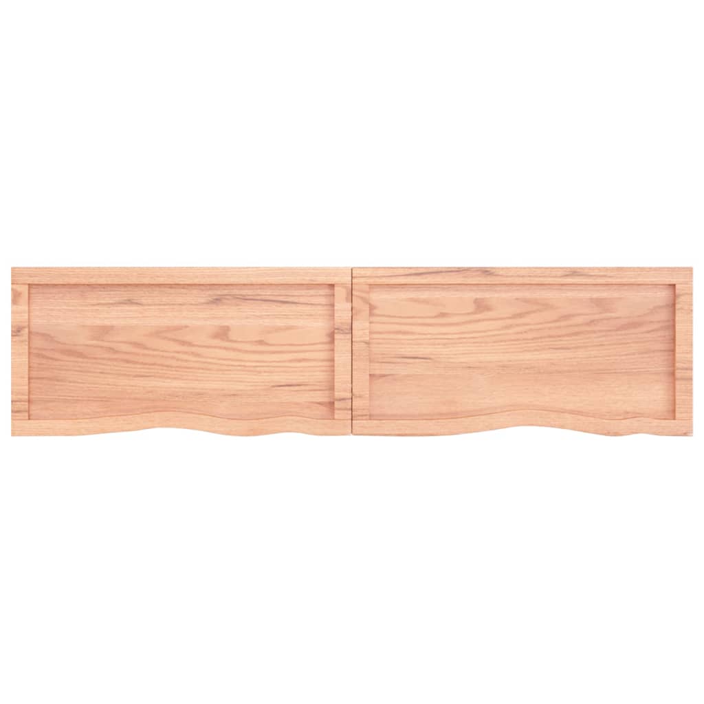 Tafelblad 60X40X(2-4)Cm Behandeld Massief Eikenhout Lichtbruin 160 x 40 x 4 cm