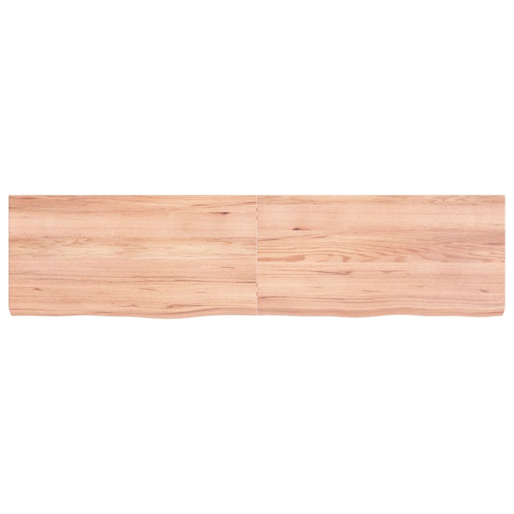 Tafelblad 60X40X(2-6)Cm Behandeld Massief Eikenhout Lichtbruin 160 x 40 x 6 cm