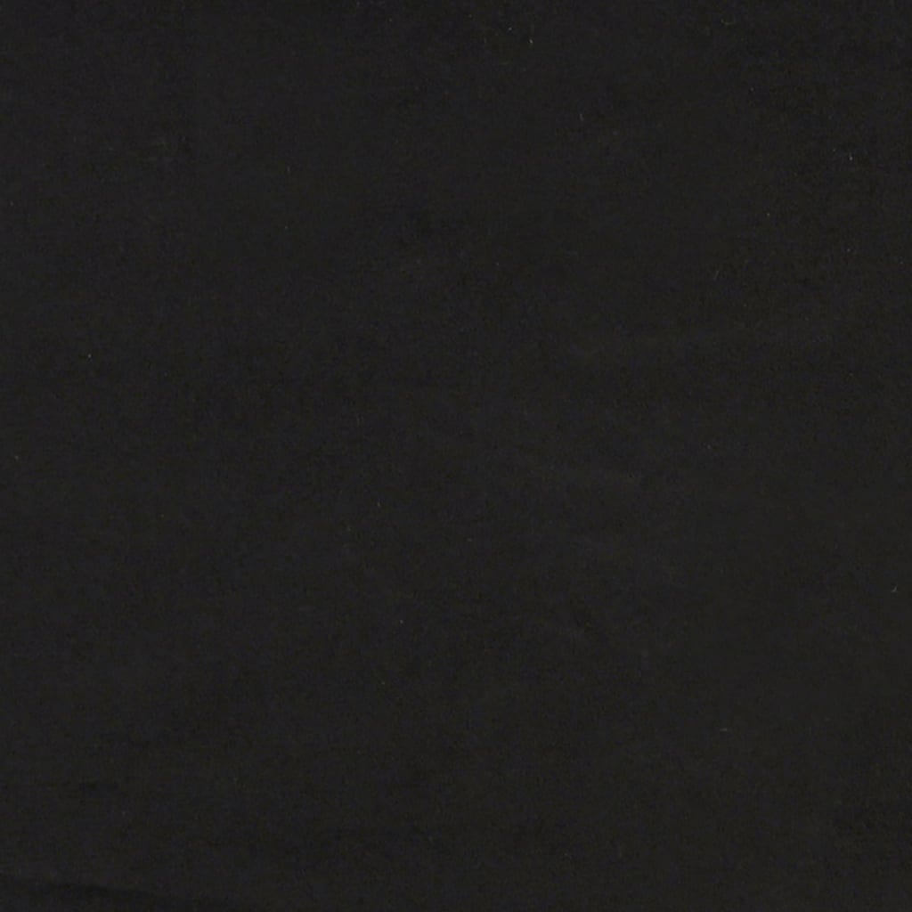 Chaise longue fluweel zwart