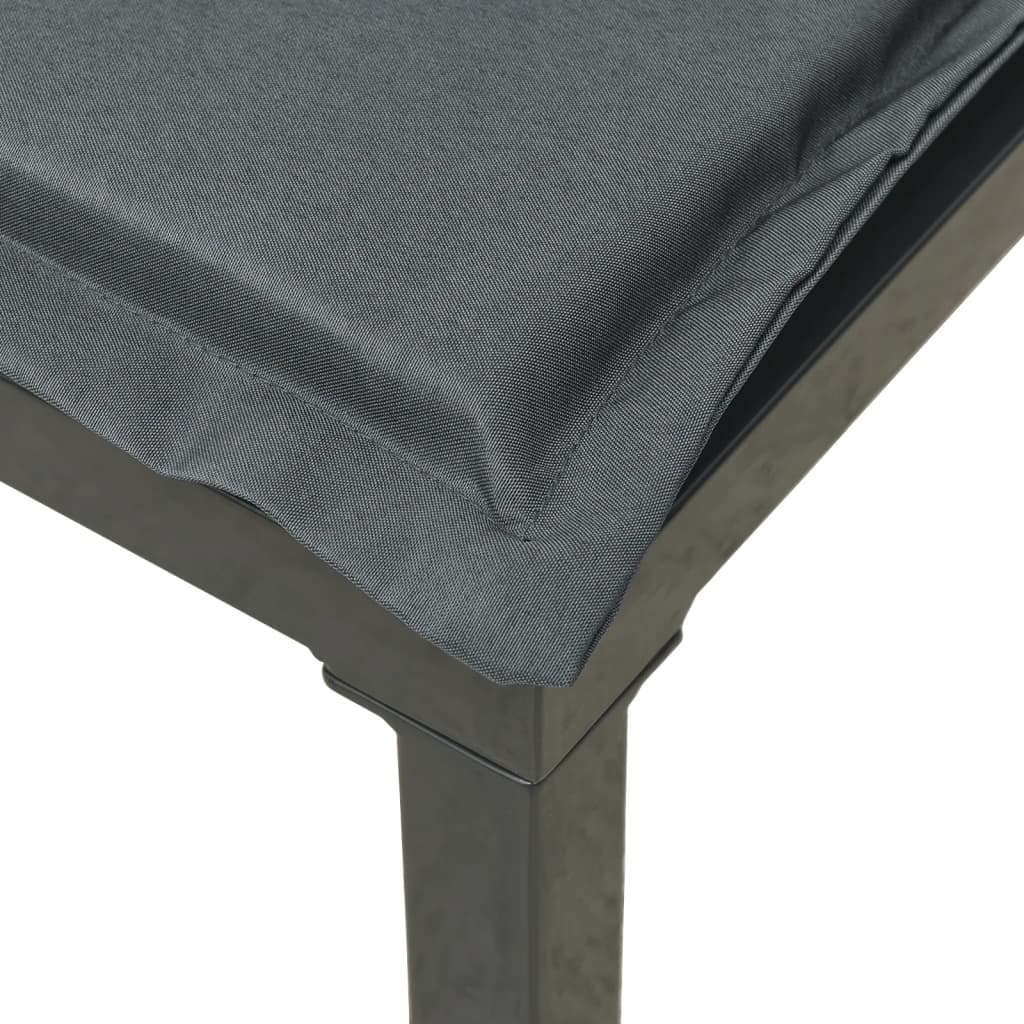 6-Delige Loungeset Poly Rattan Zwart En Grijs 1 2x hoek + 3x midden + Tafel
