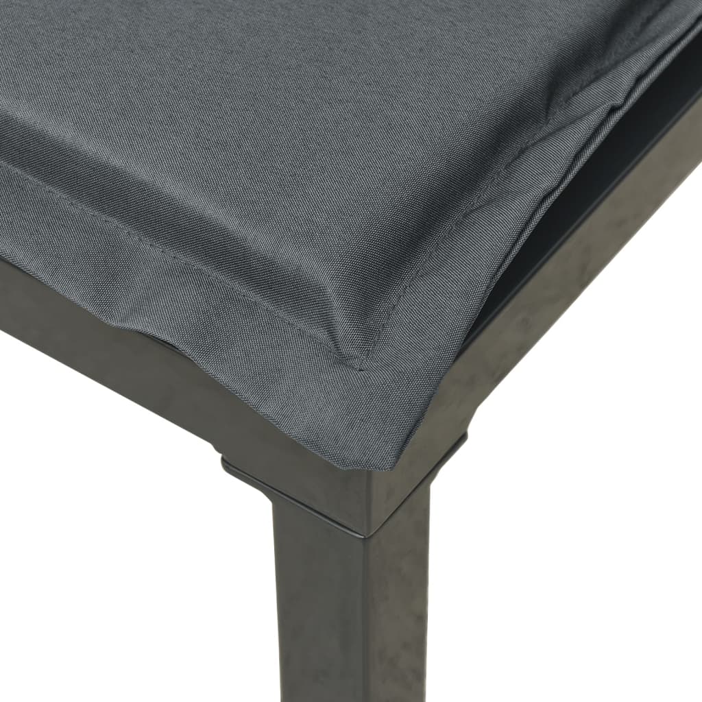 6-Delige Loungeset Poly Rattan Zwart En Grijs 1 2x hoek + 4x midden