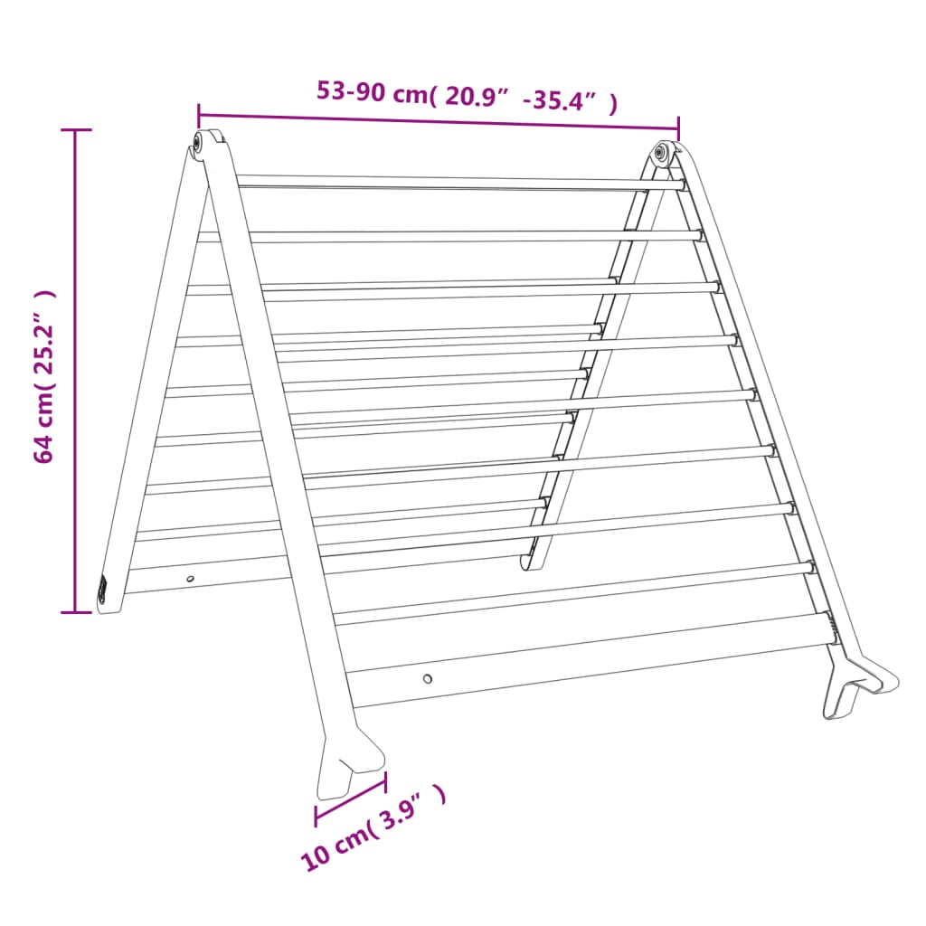 Droogrek voor badkuip uitschuifbaar 53-90 cm aluminium