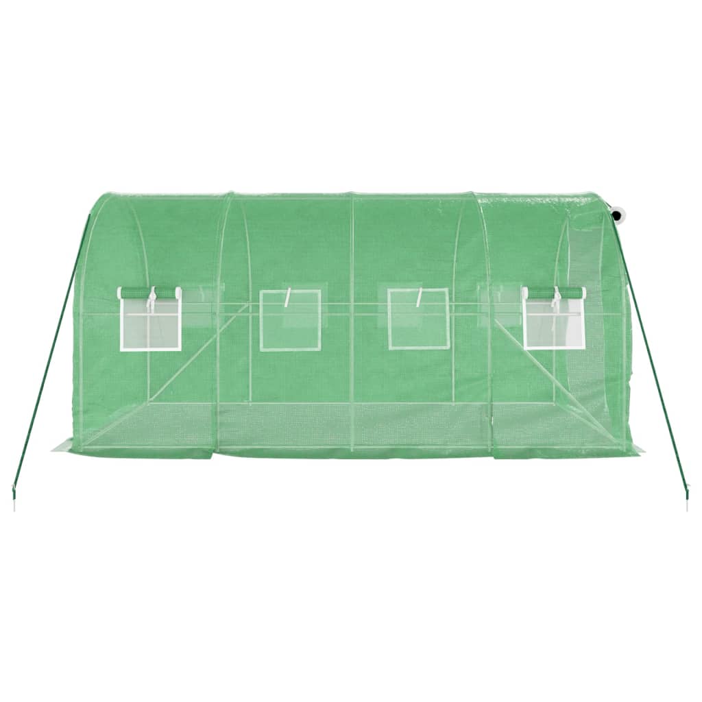 Tuinkas Met Stalen Frame 8 M² 4X2X2 M 1 4 x 2 x 2 m Groen