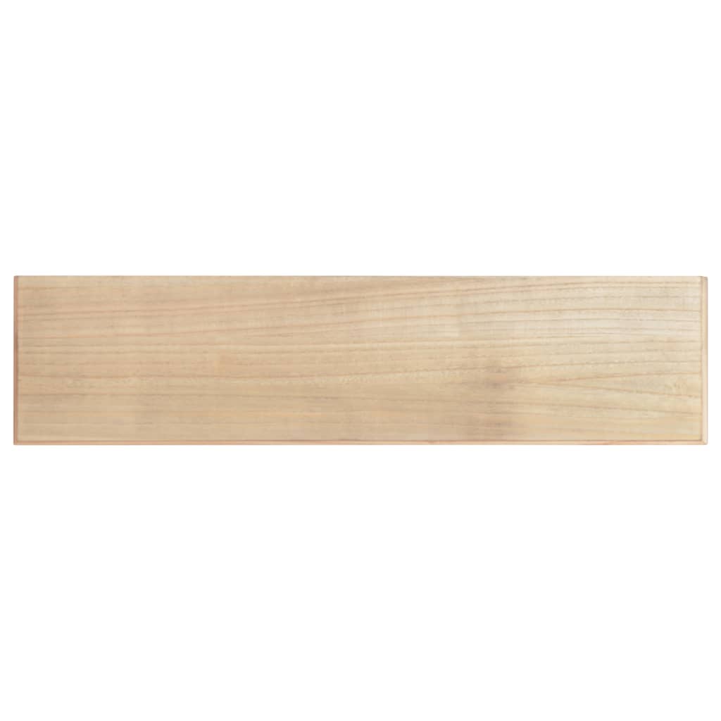 Wandtafel 110x30x76 cm bewerkt hout zwart