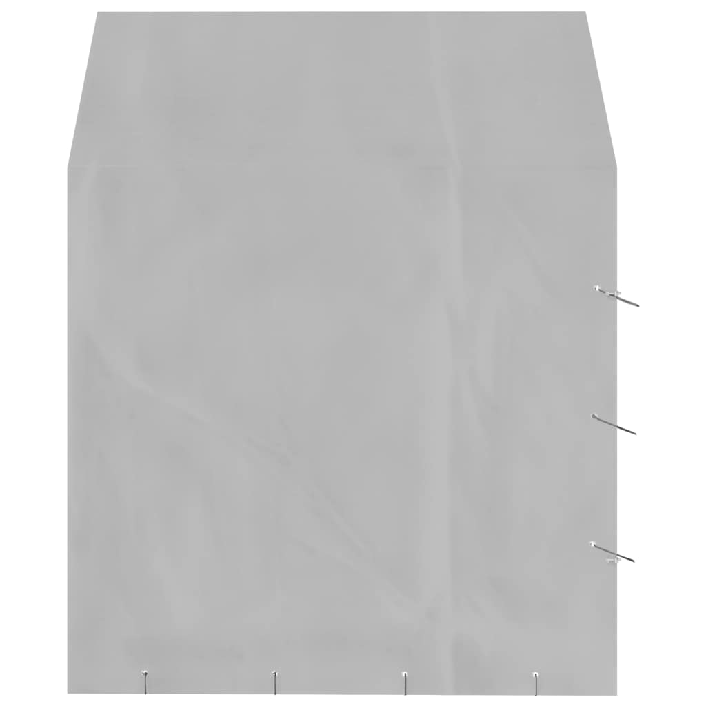 Hondenkennel met dak 2x2x2,5 m gegalvaniseerd staal zilver