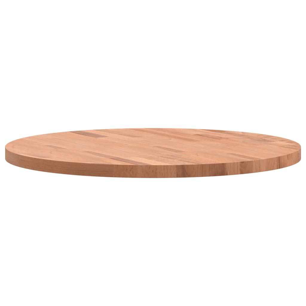 Tafelblad Rond Ø60X2,5 Cm Massief Beukenhout 60 x 2.5 cm Bruin