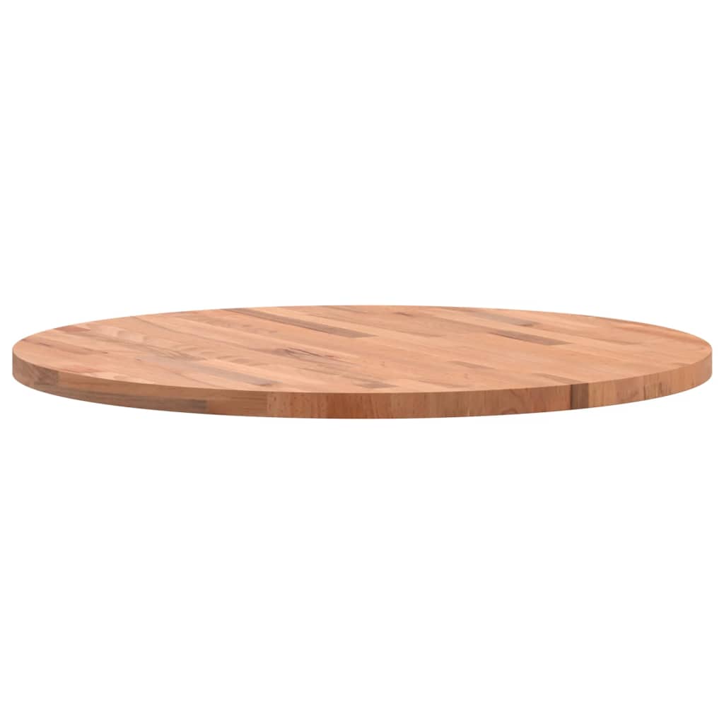 Tafelblad Rond Ø70X2,5 Cm Massief Beukenhout 70 x 2.5 cm Bruin