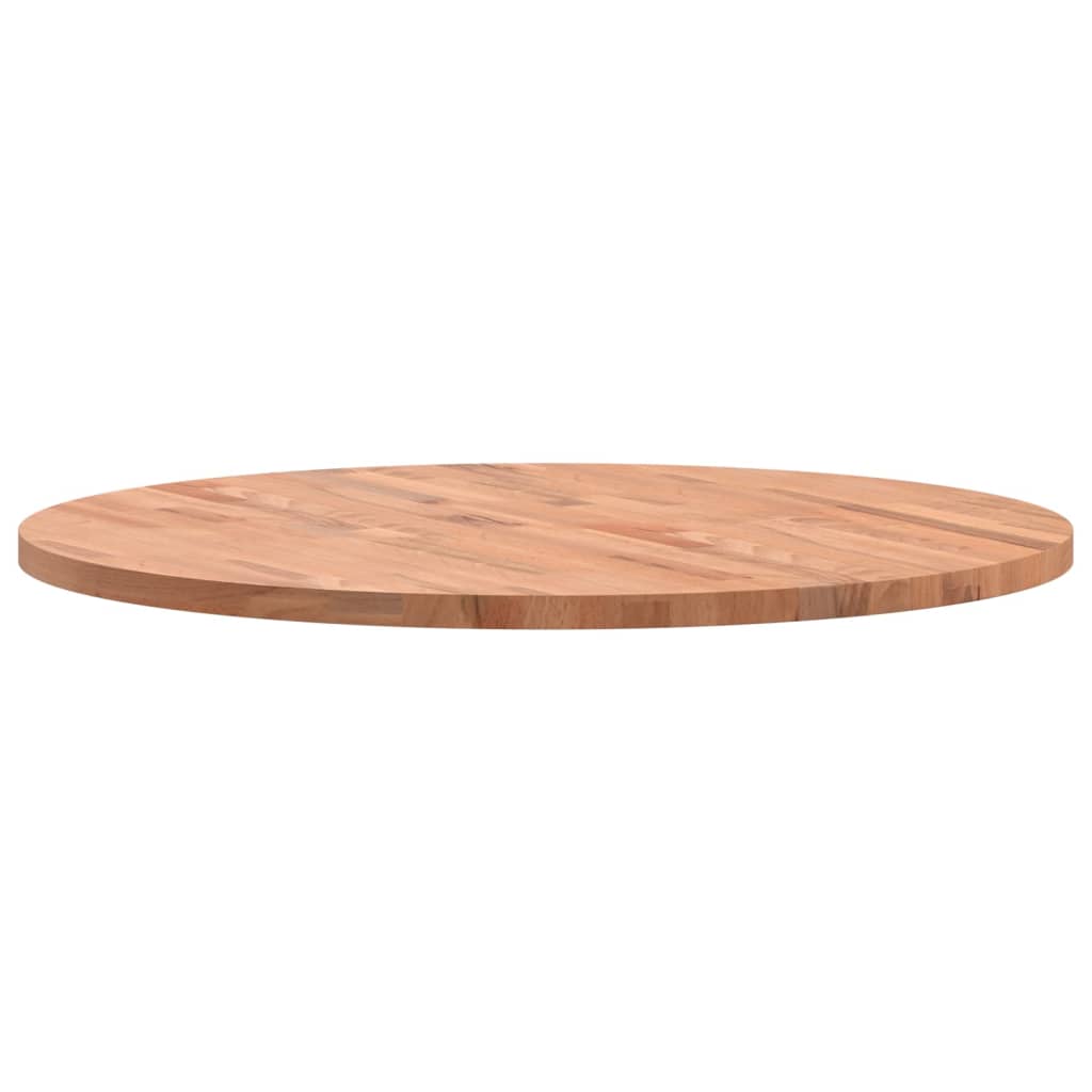 Tafelblad Rond Ø80X2,5 Cm Massief Beukenhout 80 x 2.5 cm Bruin