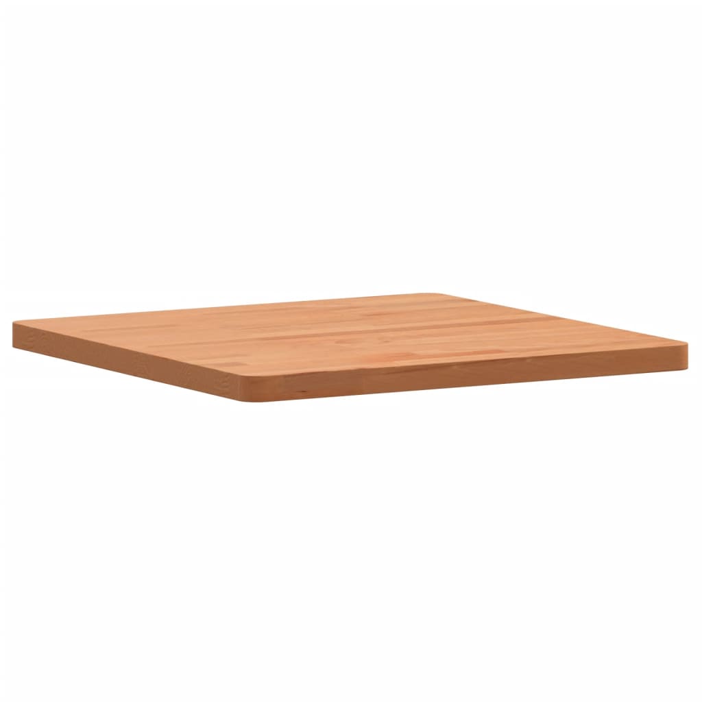 Tafelblad Vierkant 50X50X2,5 Cm Massief Beukenhout 50 x 50 x 2.5 cm Bruin