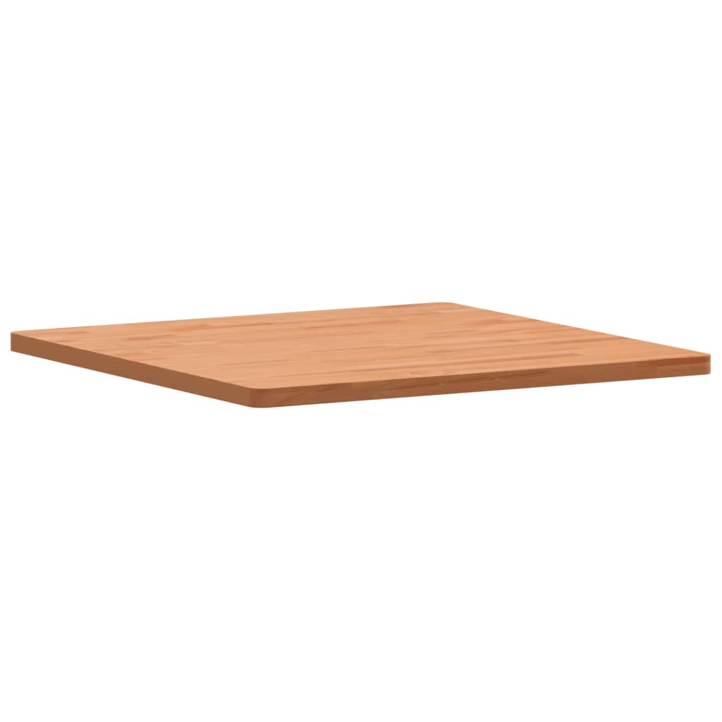 Tafelblad Vierkant 70X70X2,5 Cm Massief Beukenhout 70 x 70 x 2.5 cm Bruin