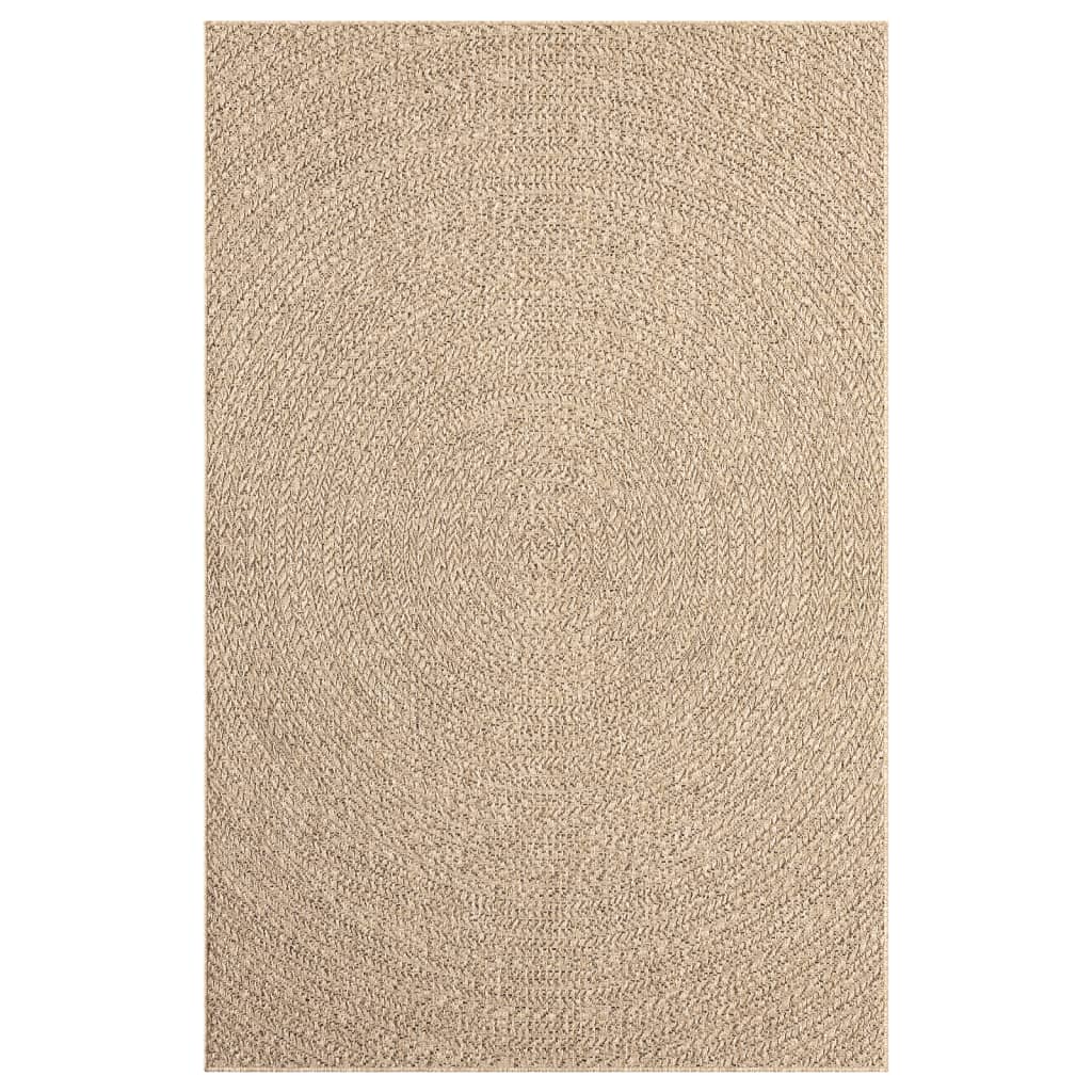 Vloerkleed 200X290 Cm Voor Binnen En Buiten Jute Look 200 x 290 cm Rond