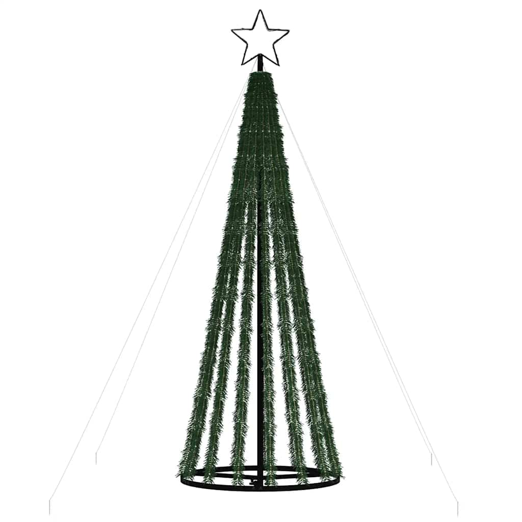 LED-kerstboom 275 LEDs 180 cm blauw