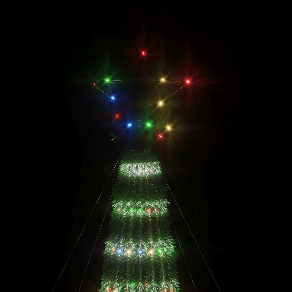LED-kerstboom 275 LEDs kleurrijk 180 cm