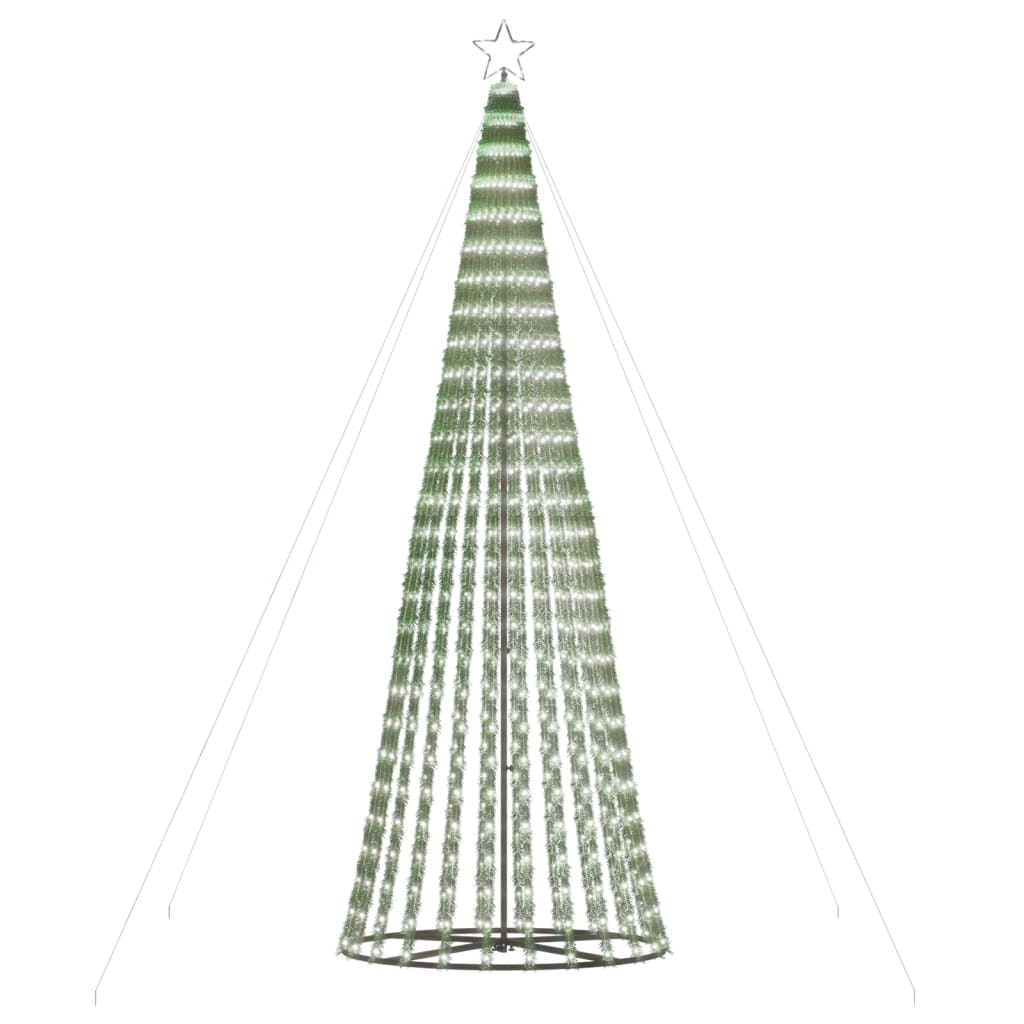 LED-kerstboom 688 LEDs koud wit 300 cm
