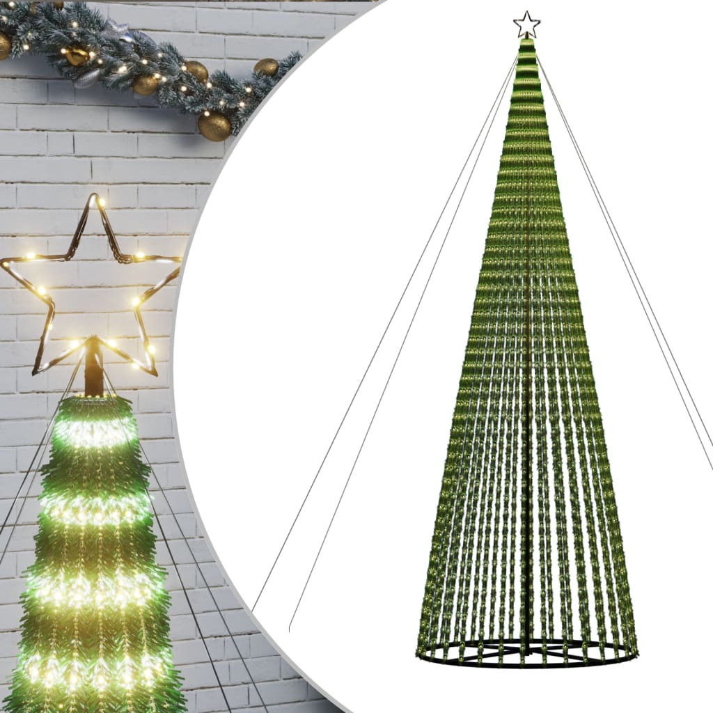LED-kerstboom 1544 LEDs 500 cm warm wit