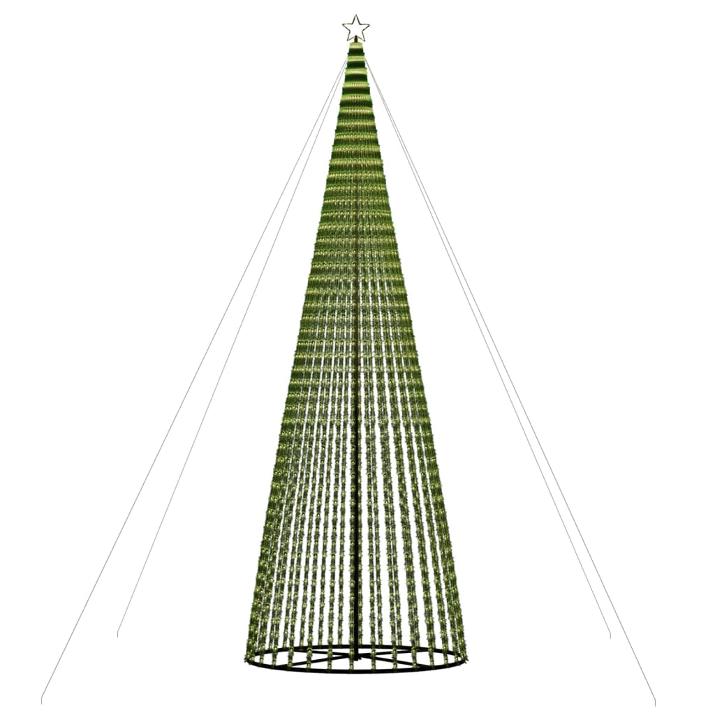 LED-kerstboom 1544 LEDs 500 cm warm wit