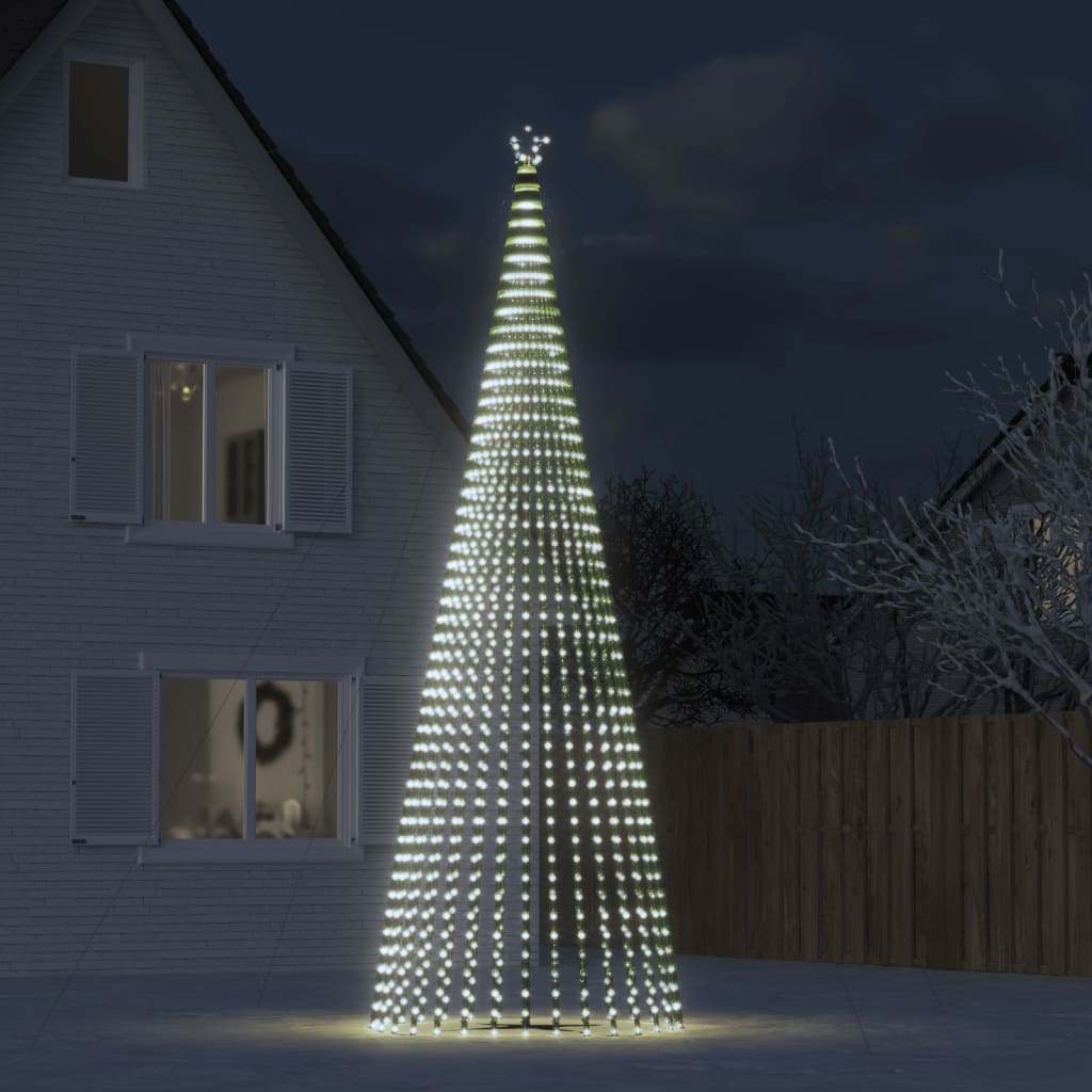 LED-kerstboom 1544 LEDs 500 cm koud wit