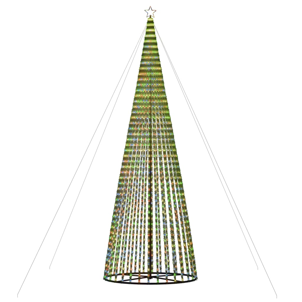 LED-kerstboom 1544 LEDs kleurrijk 500 cm