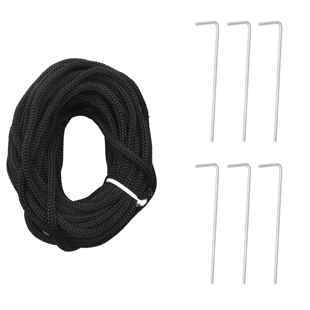 LED-kerstboom aan vlaggenmast 200 LED's 180 cm blauw