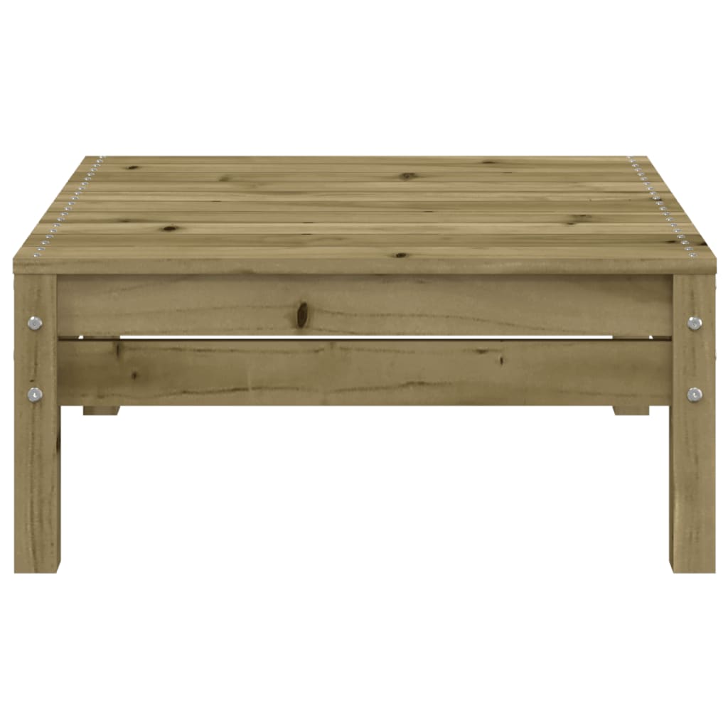 Tuinbank 2-Zits Met Voetenbank Geïmpregneerd Hout Naturel geïmpregneerd 1 2x corner + footrest