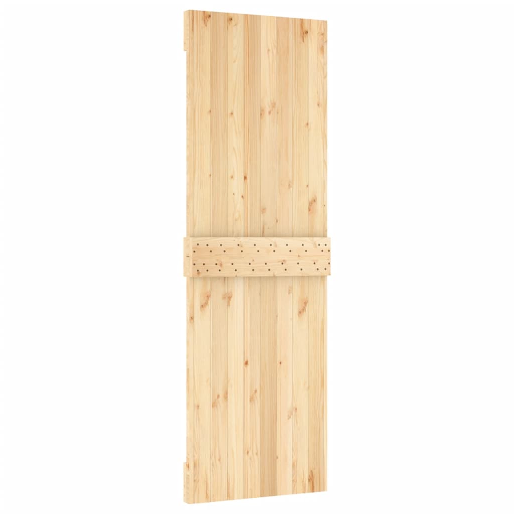 Schuifdeur met beslag 70x210 cm massief grenenhout