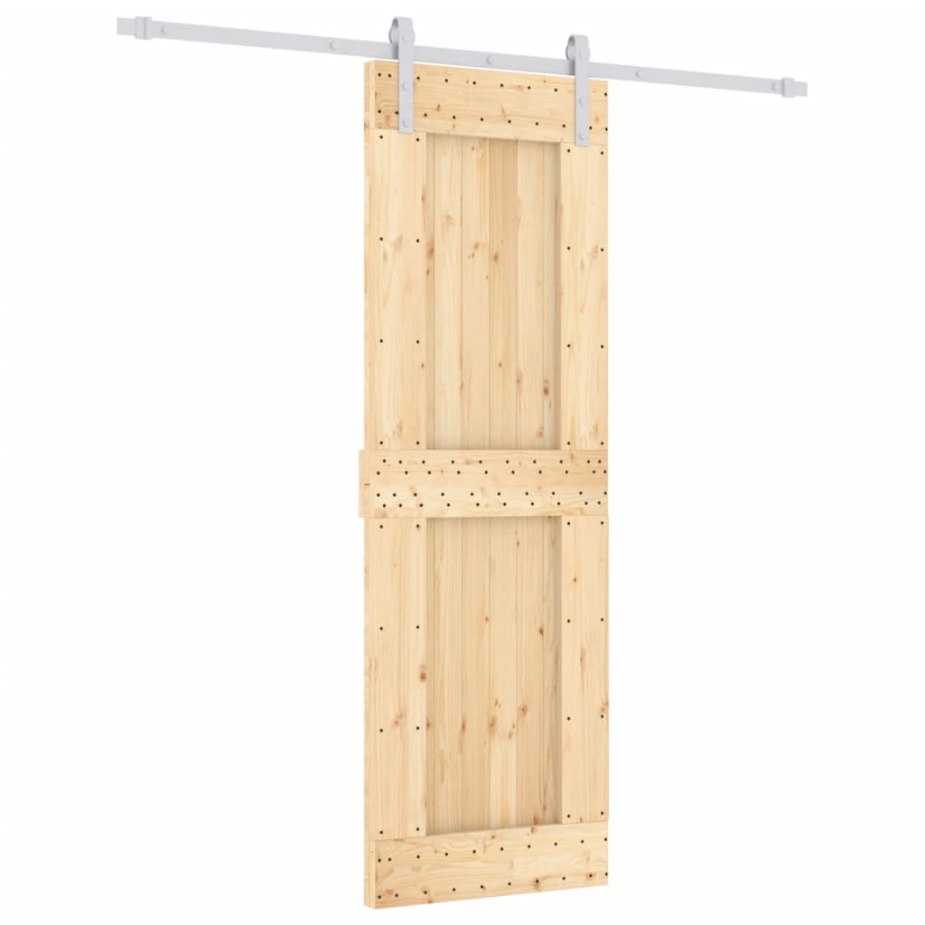 Schuifdeur met beslag 70x210 cm massief grenenhout